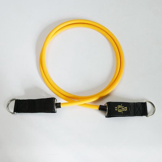 TDR - 11 Stuks Fitness oefenbandenset Elastiek - Weerstandsbanden Set