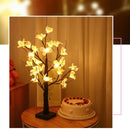 Kunstmatige Kapok Flowers Lamp Decoratie - LED Lamp - Werkt op Batterijen - Warm Wit Licht - Perfect voor Woonkamer en Slaapkamer - Feestelijke Decoratie