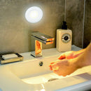 Xtraworks-3x LED inductie nachtlampje met 1x afstandsbediening- Kastverlichting - Dimbaar – Met Timer - warm licht