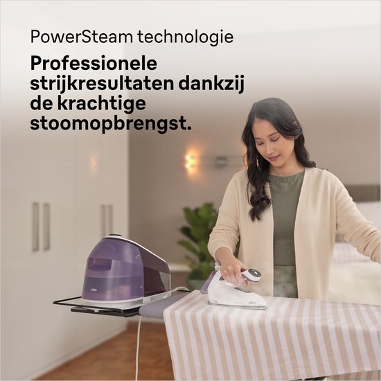 Braun CareStyle 5 IS5247VI - Stoomgenerator - Lichtgewicht Strijkijzer - Groot Waterreservoir - Violet