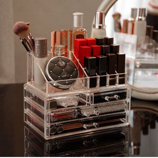 Make Up Organizer - Cosmetica opbergdoos 4 lades 16 vakken