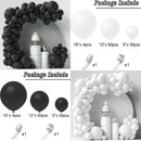 Unikorf 86-delige Macaron Ballonset Boog Matzwart