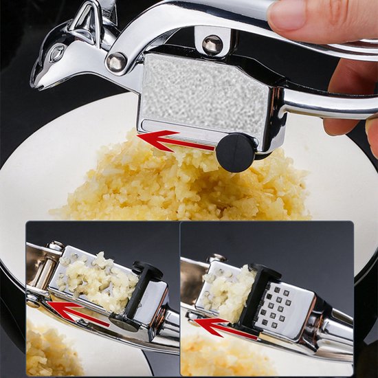 Jumada Eekhoorn Knoflookpers - Zilver RVS