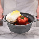 Unikorf 2 stuks Opvouwbaar Siliconen Vergiet - Grijs