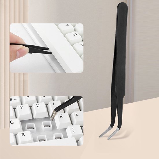 18-delige Schoonmaakset: Laptop, Smartphone & Camera - wit