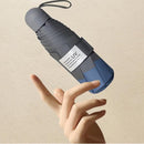 TDR -Opvouwbare Paraplu -Windproof- zonnescherm UV-SPF 50+compact en draagbaar-  Extra sterk   -haze blue