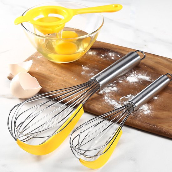 TDR RVS 3-delige gardeset met eiwitscheider