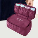 TDR-Multifunctionele lingerie/ondergoed tas - make-up tasje-toilettas- Bordeauxrood