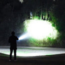 LED zaklamp Rood/Blauw waarschuwing, 1500mAh, USB - Outdoor