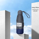 Opvouwbare Paraplu -Windproof- zonnescherm UV-SPF 50+compact en draagbaar- Extra sterk - marineblauw