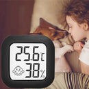 Mini Digitale Hygrometer en Weerstation - Zwart