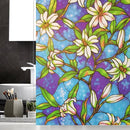 Milieuvriendelijke PVC Glasfolie - Leliebloemen - 90x200 cm