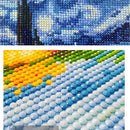 Van Gogh Sterrenhemel Diamond Painting 18x18cm met lijst
