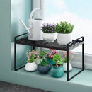 Keukenkast Organizer - Ruimtebesparend en Multifunctioneel-small (33 x 21 x 24 cm)-zwart