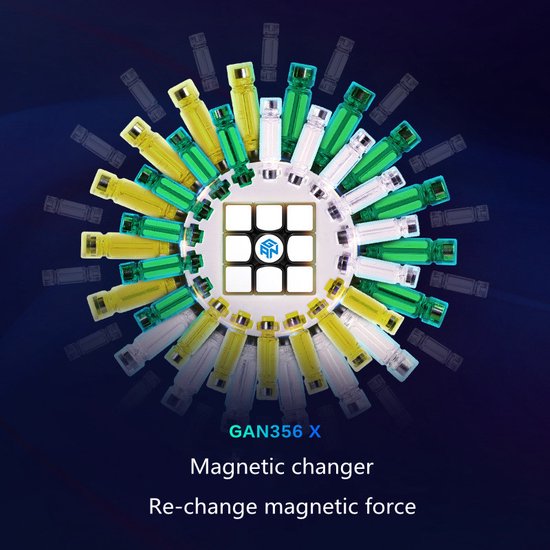 GAN Speed Cube - GAN356 X - 3x3 - Magnetisch
