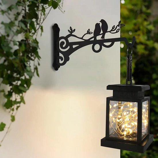 Metalen Vogelhaak Plantenhanger - Zwart