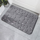 Badkamermat 50x80 cm - Luxe, anti-slip, grijs