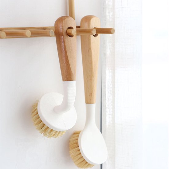 3-delige Multifunctionele Keukenborstels - Duurzaam en Milie