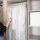 2 Stuks transparante Kleding Hoes - Organiseer en bescherm uw kleding - 90 cm hoog - stofdicht en ophangbaar