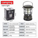 Multifunctionele Compacte Kampeerlamp met Powerbank - Duurzaam, Dimbaar & Waterdicht - USB/Zonne-Energie Opladen - Ideaal voor Outdoor & Tuin