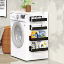 4-in-1 Magnetisch RVS Kruidenrek Perforatievrij, Zwart