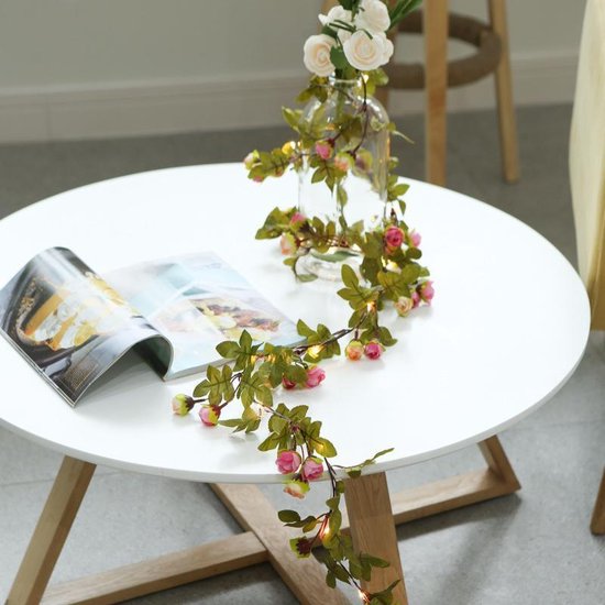 Unikorf LED Rotan Bloemlicht 2m 20 Lampjes (Roze)