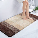 Luxe Zachte Badkamermat met Antislipontwerp en Stijlvolle Elegantie - Ultiem Comfort en Stijl in Zachtheid en Absorptie- bruin 51*76cm