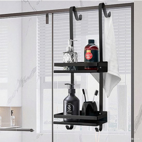 Handdoek badkamer hangmand deurrek dubbele doucheruimte hangmand