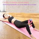 Fitness & Massage Set - De ultieme combinatie voor verbetering van lichaamsvorm en ontspanning - 1x Multifunctionele fitness en afslank klem & 1x Massage handvat met Rollers - Roze