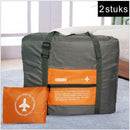 Opvouwbare opbergtas - Handbagage Reistas 32L - Oranje