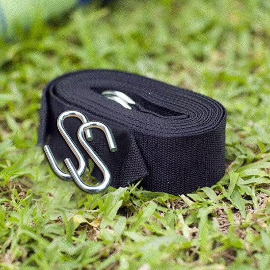 Hangmat met Ophangkoord, Opbergtas en Bevestigingstouwen -Ge