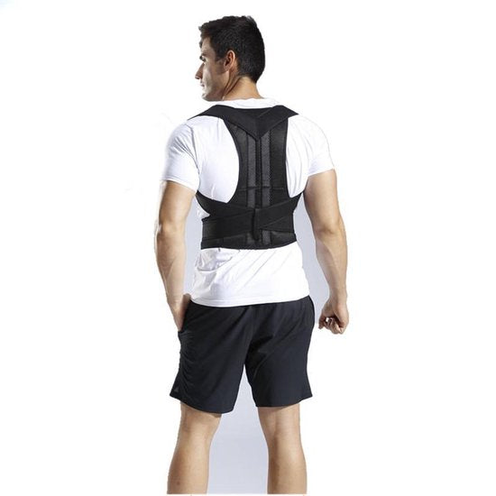 Houding Correctie Brace - Postuur Corrector - M - Zwart