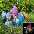 Charmant tuinkabouter lamp, telescoop zonne-energie, IP55 wa