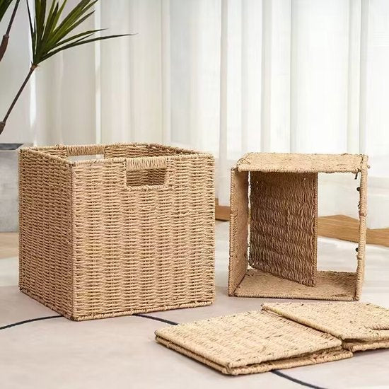 Rotan Opbergdoos - Een Stijlvolle en Praktische Oplossing voor Thuis 25*25*25cm