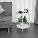 TDR - Nordic simple dubbellaagse kleine salontafel-wit