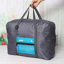 2x Draagbare Opvouwbare Opbergtas - 32L Handbagage Blauw