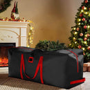 Duurzame Opbergzak - Perfect voor Kerstboom, Kleding en Dekens - Extra Stevig en Waterbestendig - Met Handgrepen voor Gemakkelijk Dragen - 162 x 36 x 74,5 cm - zwart