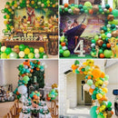 68 delig verjaardagset - Thema: Safari en dieren - Versiering voor feestjes, verjaardag - feestdecoratie