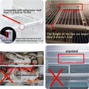 2 Stuks Koelkast Opbergbox Laden - Houd je Koelkast Georganiseerd met Gemak en Stijl - Duurzaam PET Plastic - Uittrekbare lade met handvat - Transparan