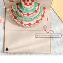 3D Verjaardagskaart met Licht- en Kaarseffecten - 15x15cm