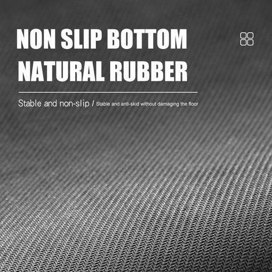 TDR- super absorberende badmat -antislip-grijs ovaal 50*80CM