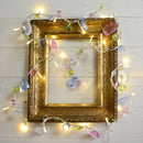 LED Lichtsnoer met kristallen kralen - 10 lampjes 1.5m