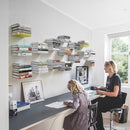 prachtige verborgen metalen boekenplank-zwevende boekenplank