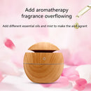 Luchtbevochtiger met Aromatherapie en LED, Licht Houtskleur