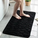 hoogwaardige badkamermat - Luxe Comfort en Veiligheid in één-Uitzonderlijke Waterabsorptie- 50*80cm-zwart