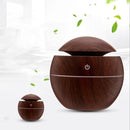 Luchtbevochtiger Aromatherapie met LED Donkerbruin 100x100mm