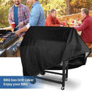Premium Barbecue Grill Hoes-Bescherming en Duurzaamheid voor uw Gas-/Elektrische Barbecue - Waterdicht, UV-Bestendig, en Gemakkelijk Bevestigbaar-zwart170x61x117cm
