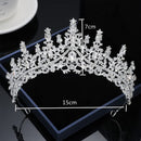 zilveren Tiara Diadeem Haarsieraad -Elegant en Duurzaam - Geschikt voor Verschillende Gelegenheden