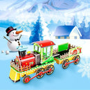 3D Kerst Puzzel - Kleurrijke Kersttrein - Educatief & Creati