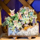 Bloemenfeeën Tuinstekerset - 6 Decoraties - 2x3x15CM